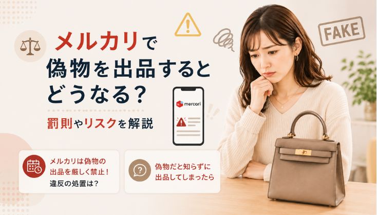 偽物を出品した場合のペナルティ