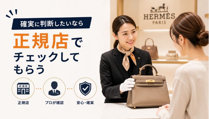 確実に判断したいなら正規店でチェック