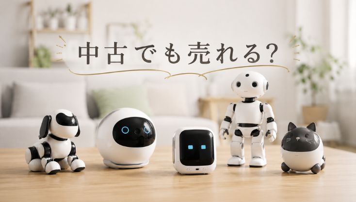 家庭用ロボットは中古でも売れる？