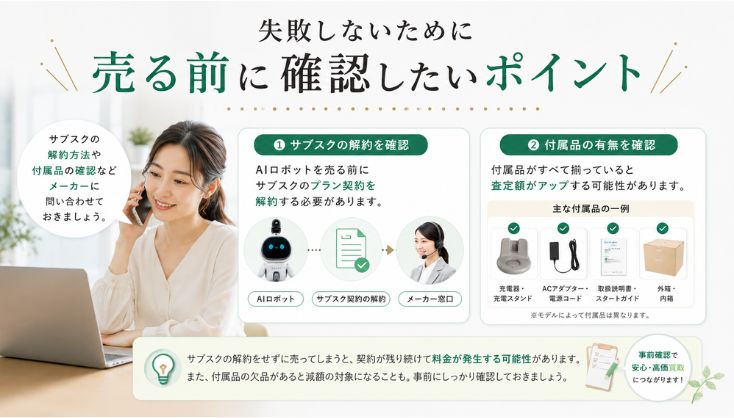 家庭用ロボットを失敗しないで売るために確認したいポイント