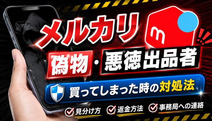 メルカリで偽物を買ってしまった時の対処法