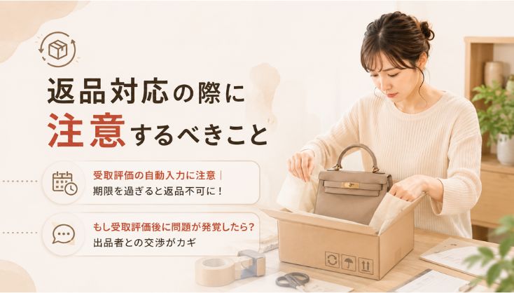 返品対応の際に注意するべきこと