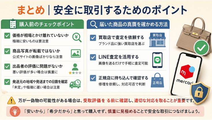 安全に取引するためのポイント