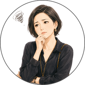 悩むシャネル好きの女性