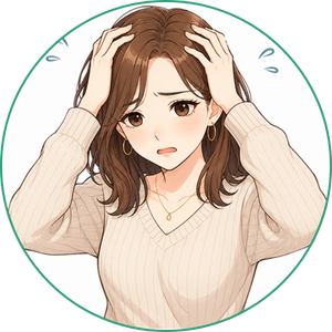 悩む女性2