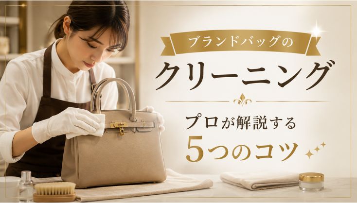ブランドバッグのクリーニング｜プロが解説する5つのコツ