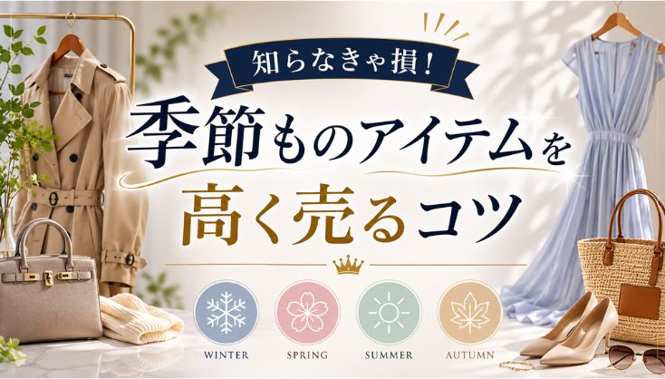 【知らなきゃ損】季節ものアイテムを高く売るコツ