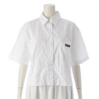 ミュウミュウ MIUMIU 23年 コットンポプリン ロゴ