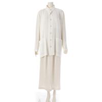 イッセイミヤケ ISSEY MIYAKE スタンドカラー プリーツ