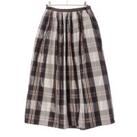 ドゥロワー Drawer 23AW シルク混 チェック