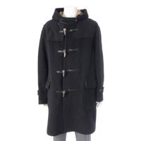 バーバリーブラックレーベル　黒　ウール　ダッフルコート　Lサイズ バーバリー BURBERRY ブラックレーベル ウール ダッフルコート retro