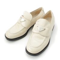 プラダ PRADA パテントレザー トライアングルロゴ チョコレートブラッシュド