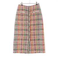 ドゥロワー Drawer 24SS  ファンシーツイードチェック
