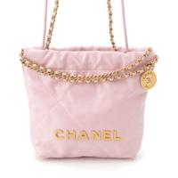 シャネル CHANEL シャイニーカーフスキン 22 ロゴ