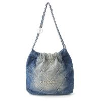 シャネル CHANEL シャネル22 デニム マトラッセ