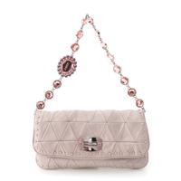ミュウミュウ MIUMIU ナッパレザー ビジュー ラインストーン