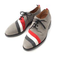 トムブラウン THOM BROWNE ヌバックレザー トリコロール