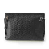 ロエベ LOEWE レザー リピートアナグラム クラッチバッグ