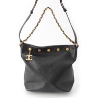 シャネル CHANEL 2025SS シャイニーラムスキン ラージバケット
