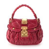 ミュウミュウ MIUMIU レザー マテラッセ 2WAY