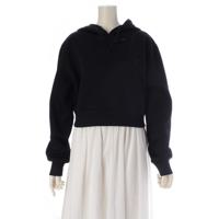 プラダ PRADA トライアングルロゴ クロップド パーカー