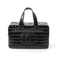 シャネル CHANEL チョコバー ココマーク パテント