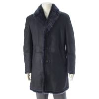 ランバン LANVIN ラムレザー ムートン ファー