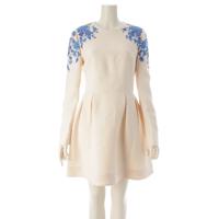 ヴァレンティノ VALENTINO スパンコールフラワーモチーフ ワンピース ドレス