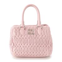ミュウミュウ MIUMIU マテラッセ ナッパクリスタル レザー