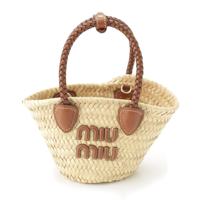 ミュウミュウ MIUMIU ウーブン ハンドバッグ 2WAY