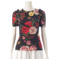 ドルチェアンドガッバーナ DOLCE&GABBANA ビスコース ローズ プリント