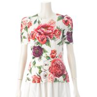 ドルチェアンドガッバーナ DOLCE&GABBANA ビスコース ローズ プリント