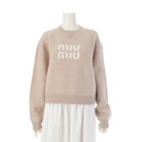 ミュウミュウ MIUMIU 24AW カシミヤ ロゴ