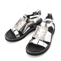 ロジェヴィヴィエ Roger Vivier ストラスバックル サンダル