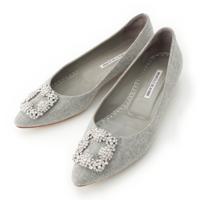 マノロブラニク MANOLO BLAHNIK ウール フェルト
