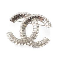シャネル CHANEL 23V ココマーク ラインストーン