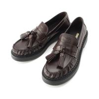 ミュウミュウ MIUMIU ポリッシュドレザー タッセル ローファー