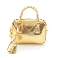 プラダ PRADA レザー トライアングルロゴ ミニ