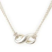 ティファニー TIFFANY&Co. インフィニティ ダブルチェーン ネックレス