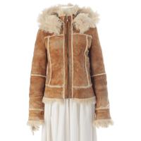 ドルチェアンドガッバーナ DOLCE&GABBANA ムートン フーテッド テーラードジャケット