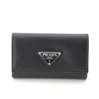 プラダ PRADA サフィアーノ トライアングルロゴ キーケース
