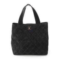 シャネル CHANEL スエード ターンロック ワイルドステッチ
