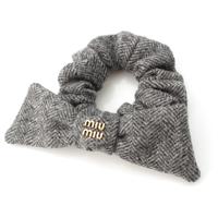 ミュウミュウ MIUMIU 24AW ウール シェブロン