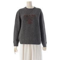 プラダ PRADA ウール カシミヤ ロゴ