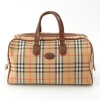 バーバリー BURBERRY キャンバス チェック柄 月桂樹